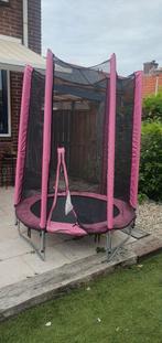 Trampoline roze 140, Ophalen, Gebruikt
