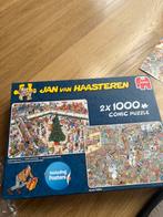 Jan van Haasteren 2 keer 1000 stukjes, Ophalen, 500 t/m 1500 stukjes, Zo goed als nieuw