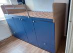 Hoogslaper met veel kastruimte, Huis en Inrichting, Slaapkamer | Bedden, Ophalen, Eenpersoons, Zo goed als nieuw, 200 cm