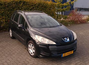 Peugeot 308 1.4 VTI 16V SW 2009 Zwart beschikbaar voor biedingen