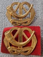 Baretemblemen Menno van Coehoorn., Verzamelen, Ophalen of Verzenden, Landmacht, Nederland, Embleem of Badge