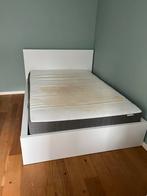 Ikea Hemnes wit bed, Huis en Inrichting, Slaapkamer | Bedden, Ophalen, Gebruikt, Wit, Tweepersoons
