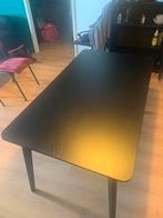 Zwarte Ikea eettafel, Huis en Inrichting, Tafels | Eettafels, 50 tot 100 cm, 100 tot 150 cm, Gebruikt, Rechthoekig