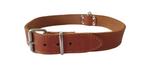 JACK & VANILLA Halsband Vetleder Cognac Nek 57-63 cm OP=OP!, Nieuw, Ophalen of Verzenden, Handgemaakt