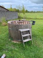 Hottub met RVS kachel., Ophalen, Gebruikt, Vast