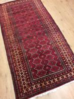 Vintage handgeknoopt perzisch tapijt beloutch 214x103, 200 cm of meer, Overige kleuren, 100 tot 150 cm, Gebruikt