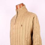 Ralph Lauren 1/4 Zip Trui Kabel Beige maat XL heren, Beige, Ralph Lauren, Ophalen of Verzenden, Info@vintagie.nl
