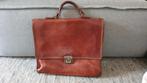 Vintage Burkely's leather house leren aktetas, Sieraden, Tassen en Uiterlijk, Tassen | Schoudertassen, Ophalen of Verzenden, Bruin