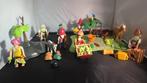 Playmobil setje met dieren, mensen en landje, Ophalen of Verzenden, Gebruikt, Los playmobil