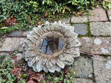 Vogelvoeder-  of drinkschaal zonnebloem beschikbaar voor biedingen