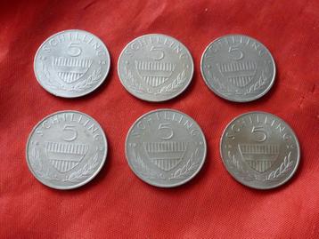 Oostenrijk- Lot 6x,1970,1971,1972,1973,1974,1975 schitterend beschikbaar voor biedingen
