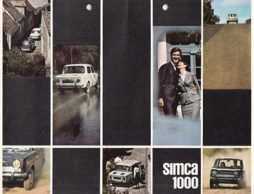 Simca 1000 autofolder uit 1964 beschikbaar voor biedingen