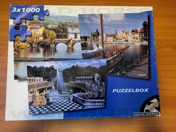Puzzel Wild Horse 3 x 1000 stukjes beschikbaar voor biedingen