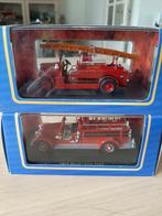 2x prachtige brandweer modelauto's, Hobby en Vrije tijd, Modelauto's | 1:43, Nieuw, Ophalen of Verzenden, Auto