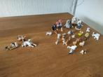 3 schleich figuurtjes dalmatier kittens leeuw welp en meer, Ophalen of Verzenden, Gebruikt