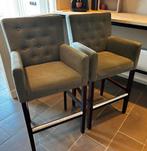 2 barkrukken fauteuil, 2 krukken, Ophalen, Zo goed als nieuw