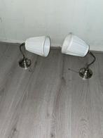 Twee Wandlampen, Huis en Inrichting, Lampen | Wandlampen, Ophalen of Verzenden, Gebruikt, Metaal