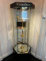 Vitrine kast van kristal glas, Ophalen, 50 tot 100 cm, 25 tot 50 cm, Glas