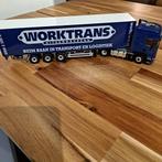 SCANIA TOPLINE 4 X 2 & VAN ECK ZEILENTR MODEL NIEUW ORG DOOS, Hobby en Vrije tijd, Modelauto's | 1:50, Verzenden, Nieuw, Bus of Vrachtwagen