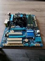 Gigabyte GA-P55-UD3 + Cpu I5-750, LGA 1156, DDR3, Ophalen of Verzenden, Zo goed als nieuw