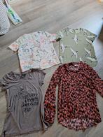 Tshirts en blouse maat 34/xs, Bruin, Ophalen of Verzenden, Zo goed als nieuw, Lange mouw