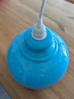 Blauw hanglamp, Huis en Inrichting, Lampen | Hanglampen, Ophalen, Zo goed als nieuw, Minder dan 50 cm
