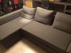 Hoekslaapbank in perfecte staat grijs, Huis en Inrichting, Ophalen, Zo goed als nieuw, Eenpersoons, Grijs