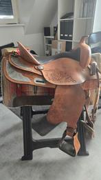Westernzadel boomloos 17 inch, Dieren en Toebehoren, Paarden en Pony's | Zadels, Ophalen, Gebruikt, Western