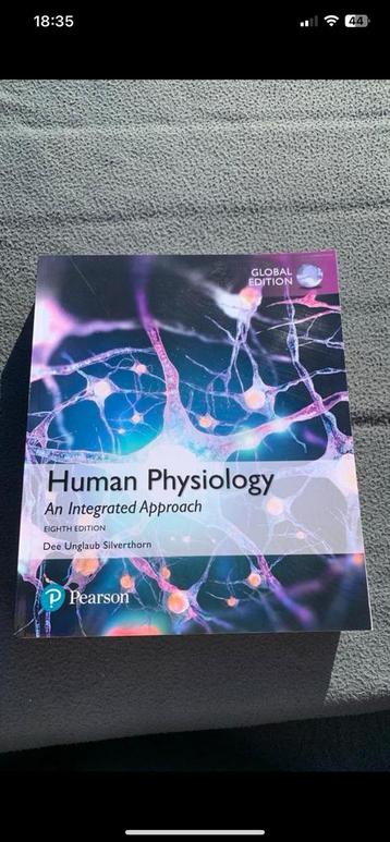 Human Physiology, an integrated approach (8th edition) beschikbaar voor biedingen