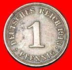 Ⰶ EAGLE (1890-1916): GERMANY 1 PFENNIG 1913F WUERTTEMBERG!, Verzenden, Duitsland, Losse munt