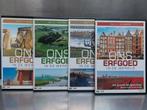 Dvd's - Ons Erfgoed in de Wereld deel 5, 6, 7 en 8, Cd's en Dvd's, Alle leeftijden, Ophalen of Verzenden, Zo goed als nieuw, Natuur