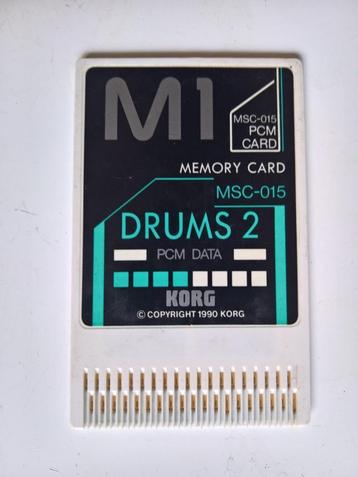 Korg MSC-015 Drums 2 voor Korg M1/M1R/M3/T2/T3