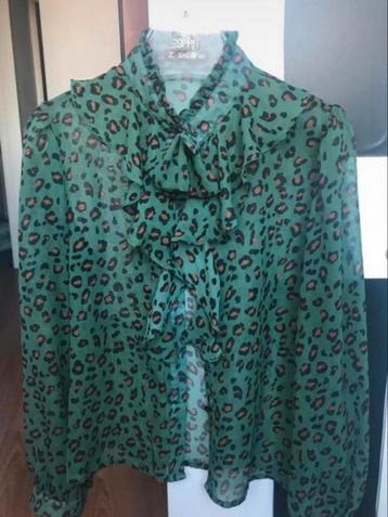 Blouse panterprint NIEUW, S