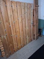 Schuttingdeuren op maat - Stalen Frame & RVS Slot, Ophalen, Met poort, Nieuw, Tuinhek