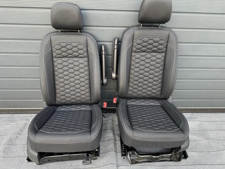 Voor stoelen met zwart leder voor Caddy Cargo Vanaf 2021, Auto-onderdelen, Interieur en Bekleding, Volkswagen, Nieuw, Ophalen