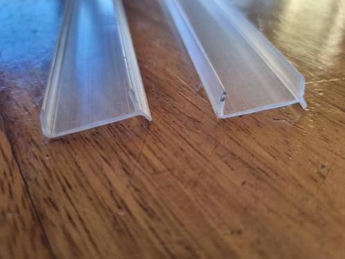 Profiel voor meubelpanelen van 18 mm, 3m lang, transparant, Doe-het-zelf en Verbouw, Platen en Panelen, Nieuw, Overige materialen