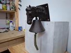 gietijzeren grote paarden bel, Antiek en Kunst, Curiosa en Brocante, Ophalen of Verzenden