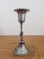 Tinnen hand kandelaar, Ophalen of Verzenden