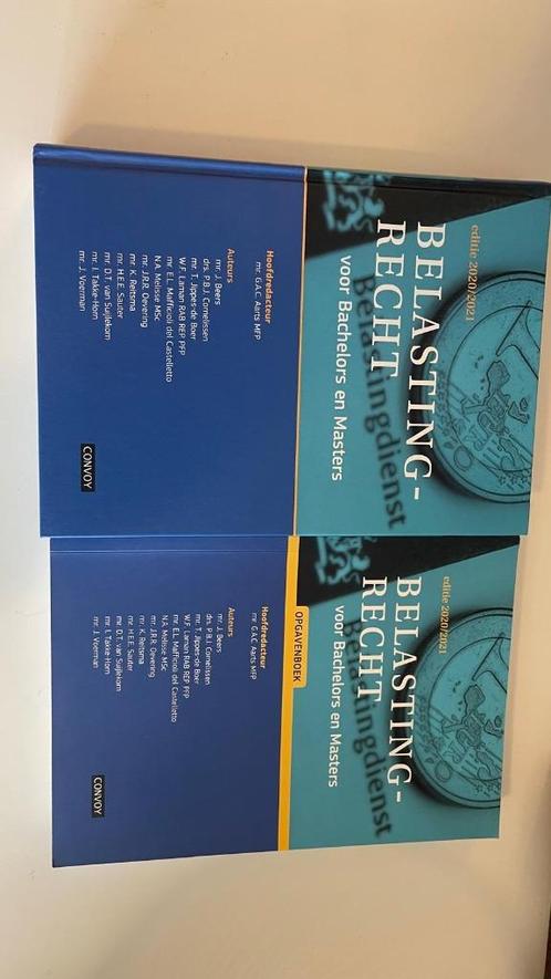 Belastingrecht voor Bachelors en Masters (theorie en opgaven, Boeken, Studieboeken en Cursussen, Zo goed als nieuw, HBO, Beta