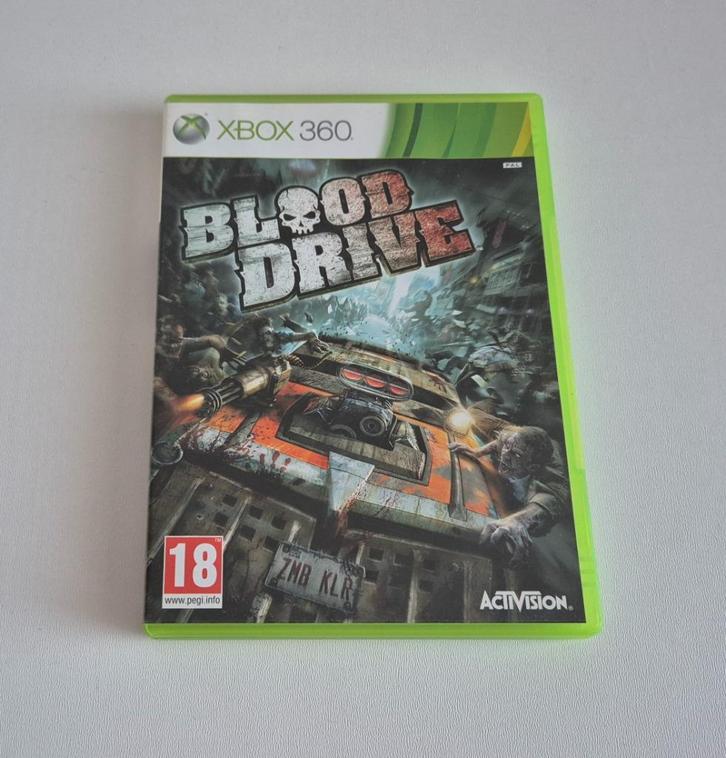 Blood Drive Xbox 360 Game Compleet, Spelcomputers en Games, Games | Xbox 360, Gebruikt, Avontuur en Actie, 1 speler, Vanaf 16 jaar