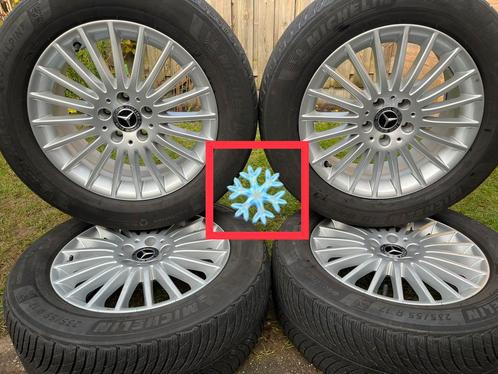 17” orig Mercedes Vito Viano V-klassee EQV Michelin Winter., Auto-onderdelen, Banden en Velgen, Velg(en), Winterbanden, 17 inch