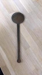 Antieke roodkoperen roerlepel, platte lepel, schep 29cm lang, Antiek en Kunst, Antiek | Koper en Brons, Ophalen of Verzenden, Koper