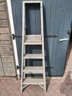 Aluminium ladder/trap, Doe-het-zelf en Verbouw, Ladders en Trappen, Ladder, Gebruikt, Opvouwbaar of Inschuifbaar, Minder dan 2 meter
