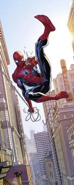 Spiderman Vlies Behang Swinging - 100x250 -Gratis Verzending, Huis en Inrichting, Stoffering | Behang, Ophalen of Verzenden, Minder dan 10 m²
