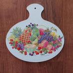 Kaasplankje met fruit decoratie, Ophalen of Verzenden, Gebruikt
