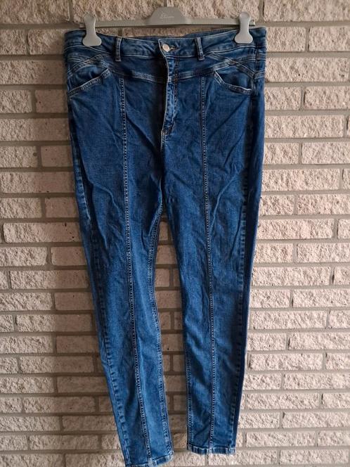High waist spijkerbroek van MS Mode. Maat 48., Kleding | Dames, Spijkerbroeken en Jeans, Zo goed als nieuw, Blauw, Ophalen of Verzenden