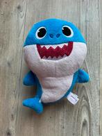 Blauwe Baby Shark Knuffel, Ophalen of Verzenden, Zo goed als nieuw, Overige typen