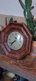 Vintage klok leer arte medici duits, Antiek en Kunst, Antiek | Klokken, Ophalen of Verzenden