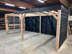 Prefab Douglas overkapping 300x600cm ModernLine inc glaswand, Ophalen of Verzenden, Nieuw, Veranda