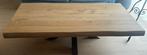 TRUNK salontafel met 6cm eiken blad, Ophalen, Modern en stevig, 100 tot 150 cm, 50 tot 100 cm